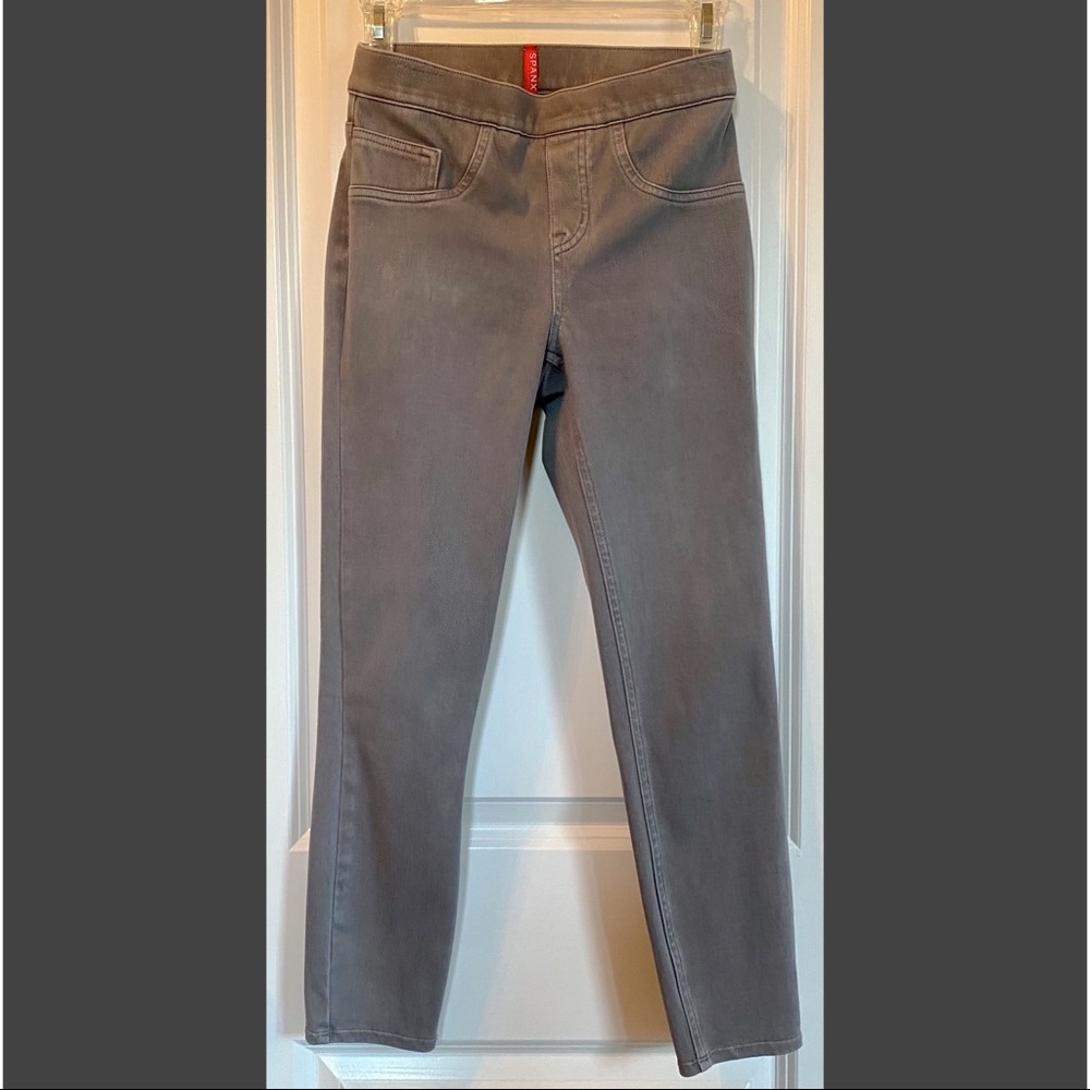 Spanx Jean-ish Ankle Leggings Gray Gently Used XS